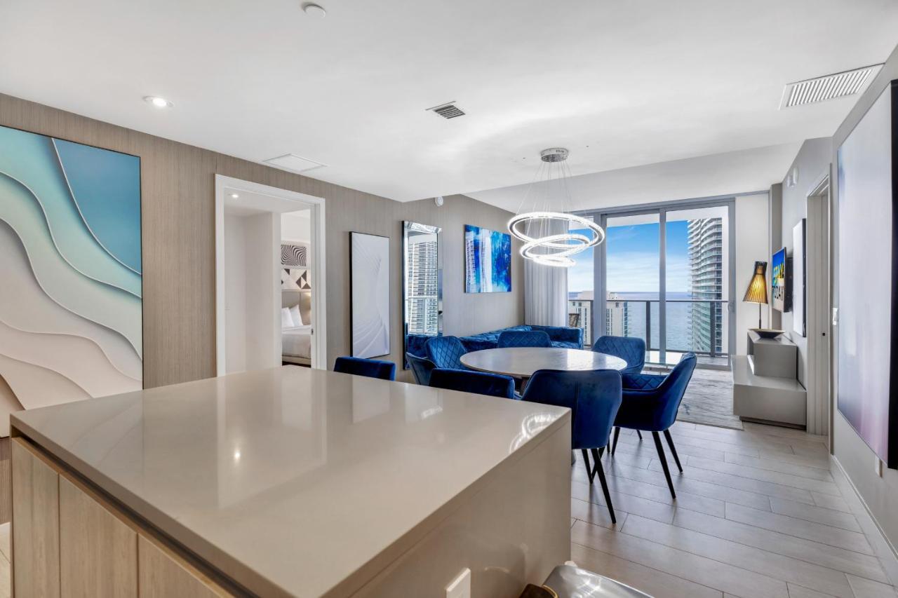 Hyde House - Luxury Waterfront 2Br 2Ba Apartment Suite With Direct Ocean View, Roof Top Pool, Resort Amenities ฮอลลีวูด ภายนอก รูปภาพ