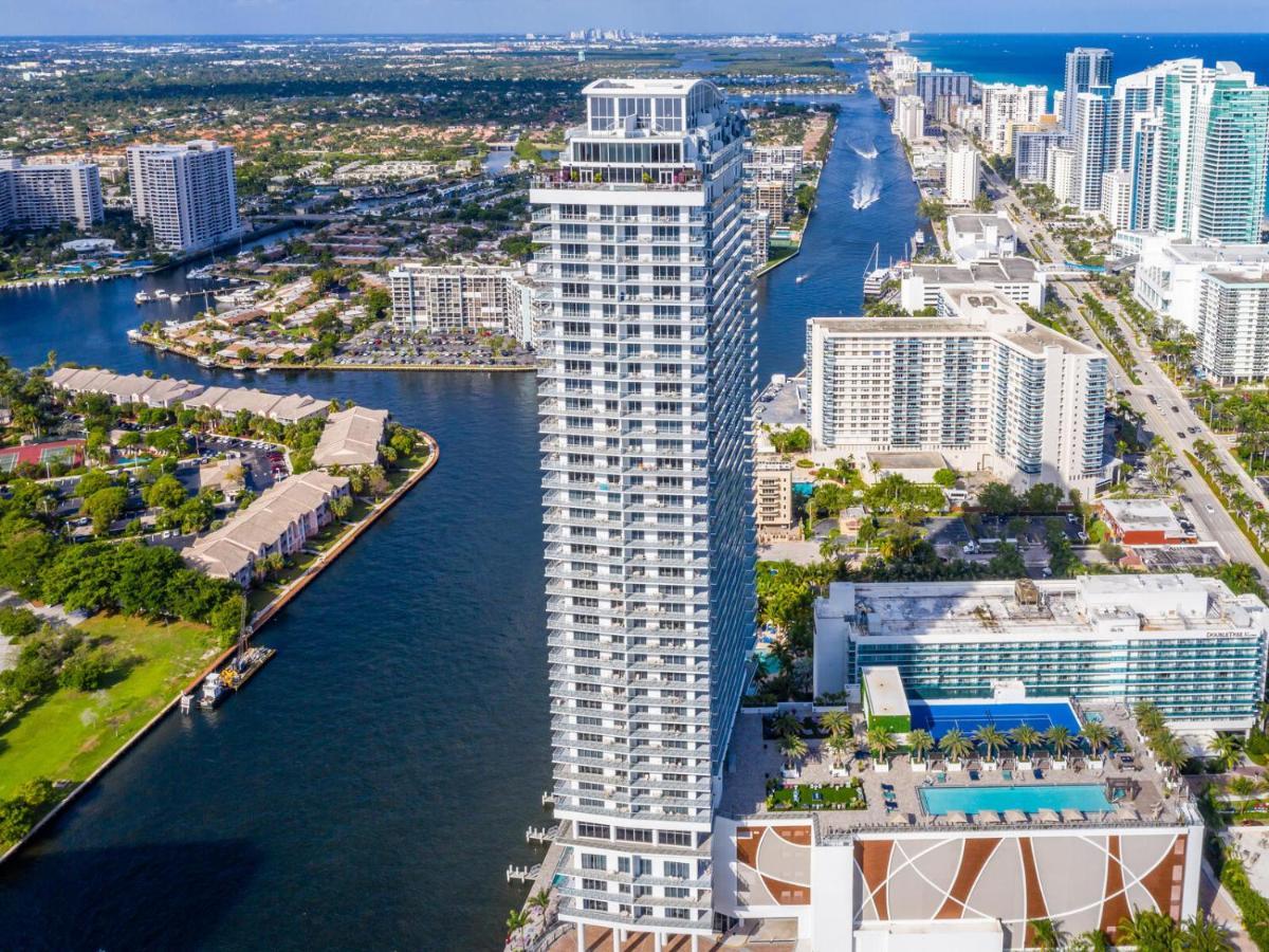 Hyde House - Luxury Waterfront 2Br 2Ba Apartment Suite With Direct Ocean View, Roof Top Pool, Resort Amenities ฮอลลีวูด ภายนอก รูปภาพ