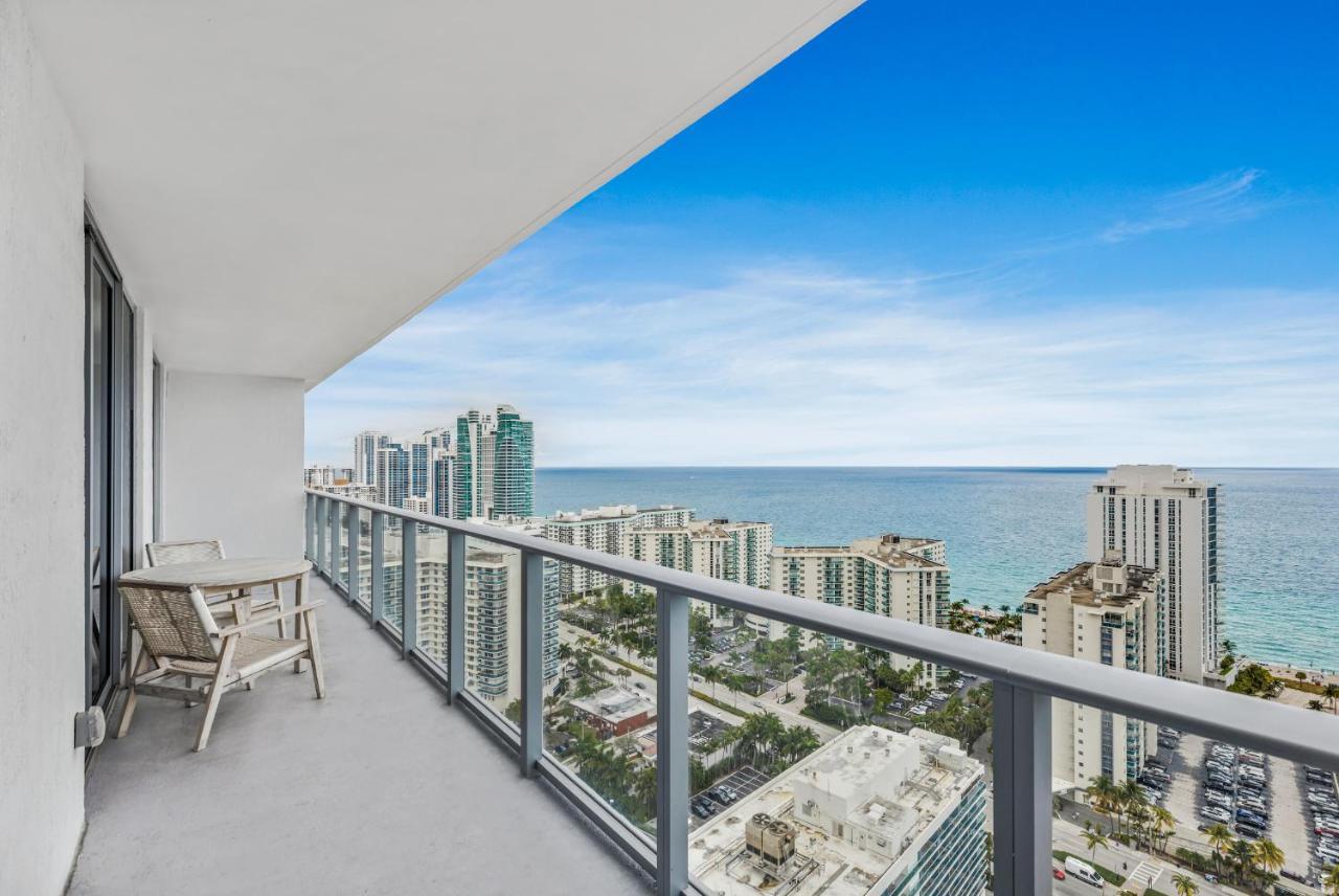 Hyde House - Luxury Waterfront 2Br 2Ba Apartment Suite With Direct Ocean View, Roof Top Pool, Resort Amenities ฮอลลีวูด ภายนอก รูปภาพ