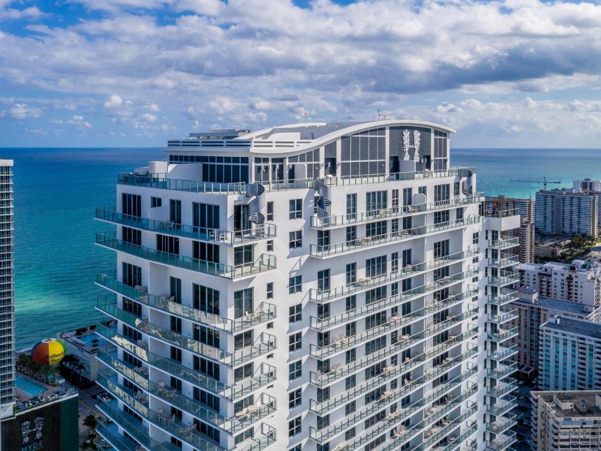 Hyde House - Luxury Waterfront 2Br 2Ba Apartment Suite With Direct Ocean View, Roof Top Pool, Resort Amenities ฮอลลีวูด ภายนอก รูปภาพ
