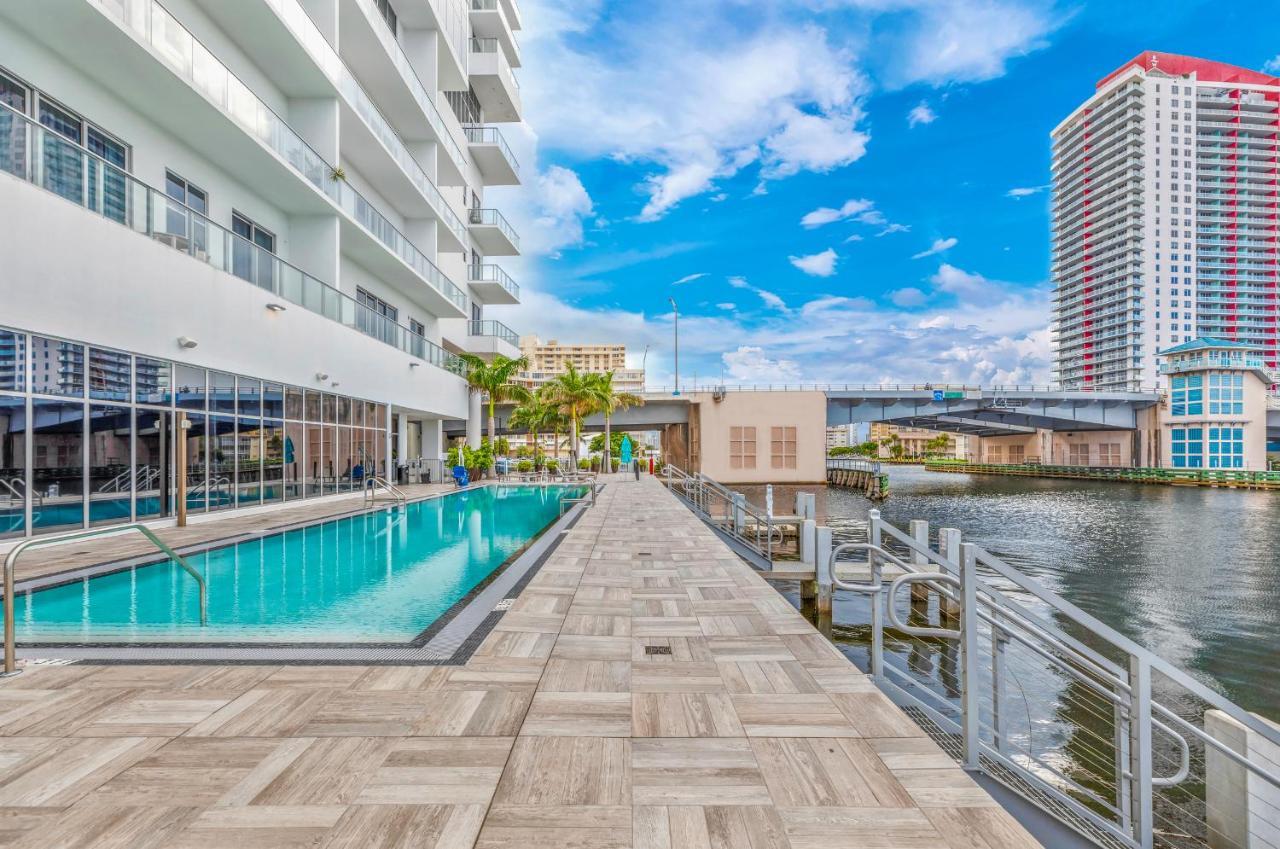 Hyde House - Luxury Waterfront 2Br 2Ba Apartment Suite With Direct Ocean View, Roof Top Pool, Resort Amenities ฮอลลีวูด ภายนอก รูปภาพ