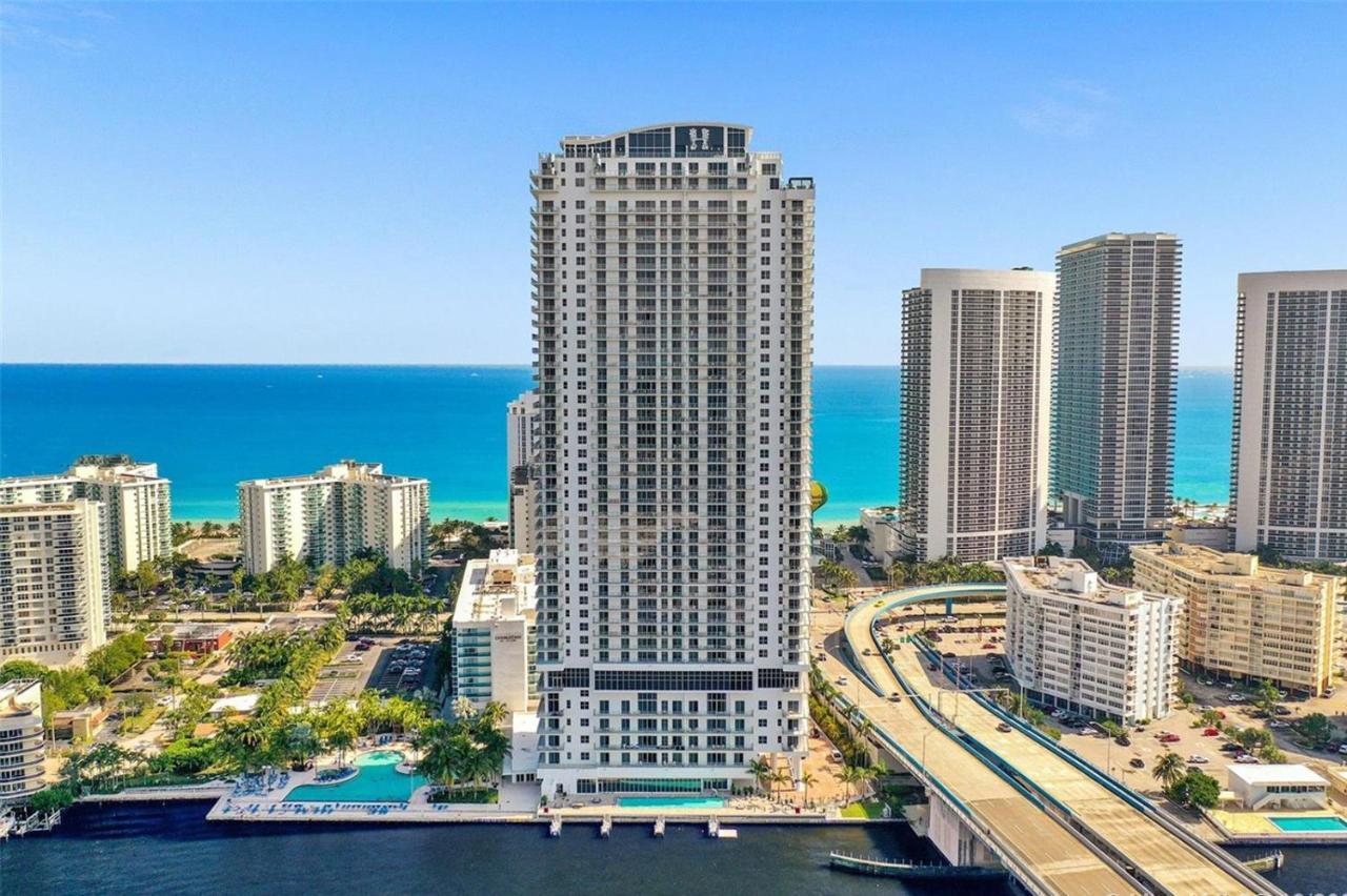 Hyde House - Luxury Waterfront 2Br 2Ba Apartment Suite With Direct Ocean View, Roof Top Pool, Resort Amenities ฮอลลีวูด ภายนอก รูปภาพ